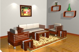 Chọn bàn ghế phòng khách hợp phong thủy