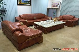 Bọc ghế đi văng da