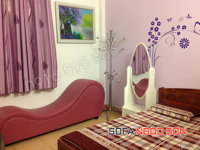 Bọc lại ghế sofa tình nhân tại Nhà Nghỉ Yêu THương KHuất Duy TIến