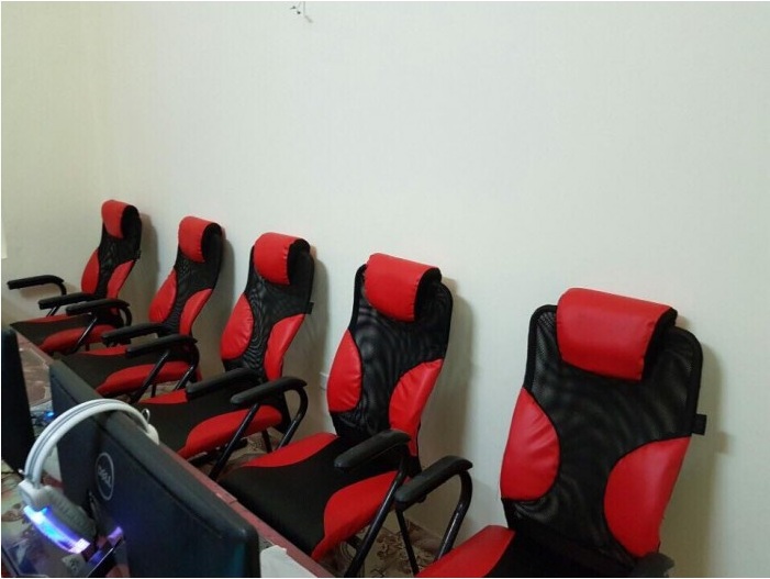 Ghế game thủ chuyên dụng mang đến sự thoải mái khi ngồi.